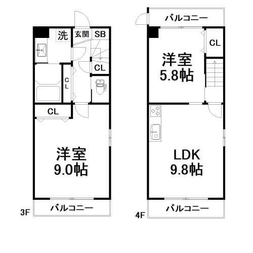 メゾネット図面
